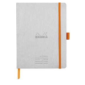 Rhodia Meeting Notebook - A5 - Silver